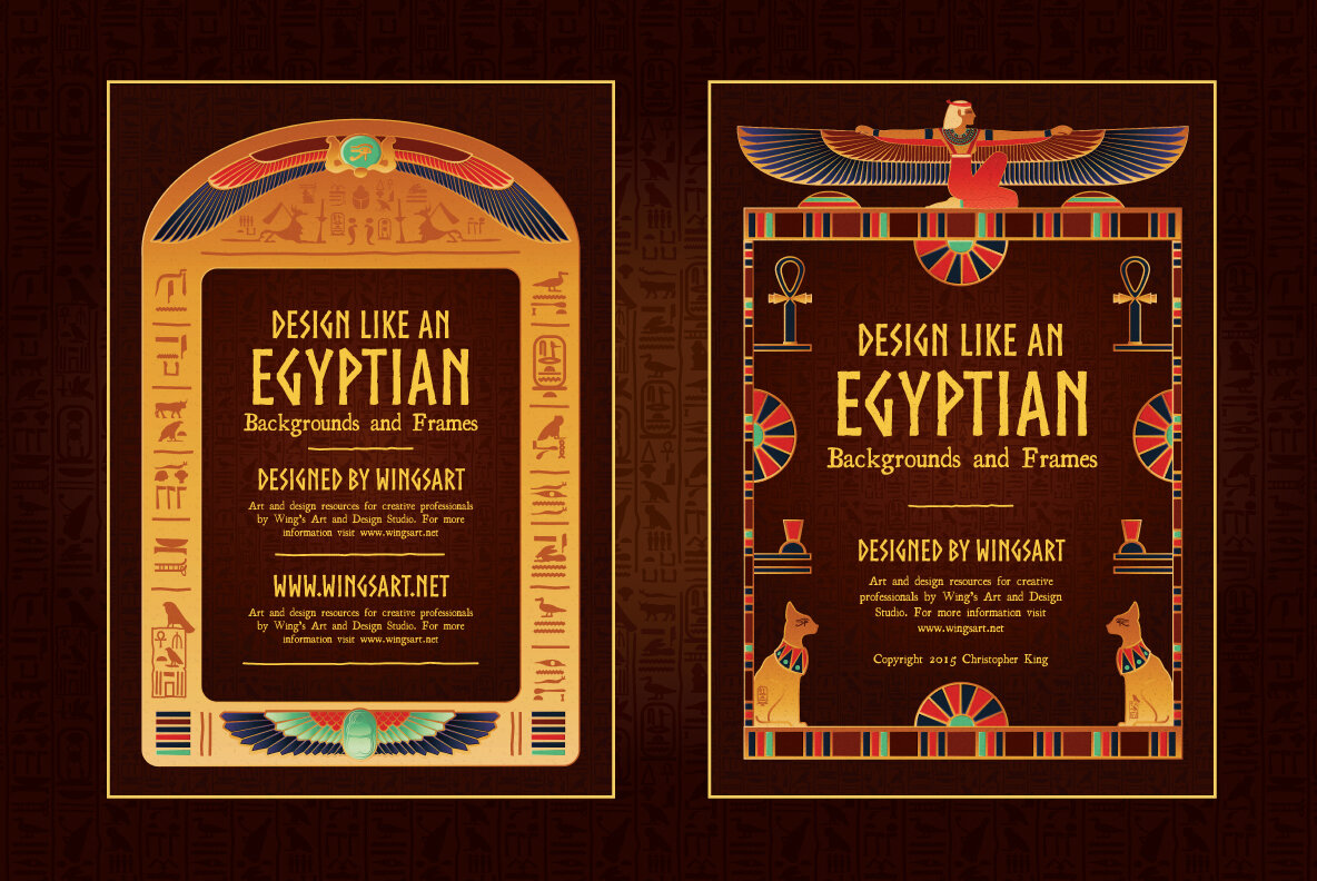 Egyptian Backgrounds and Frames Egyptian Backgrounds and Frames