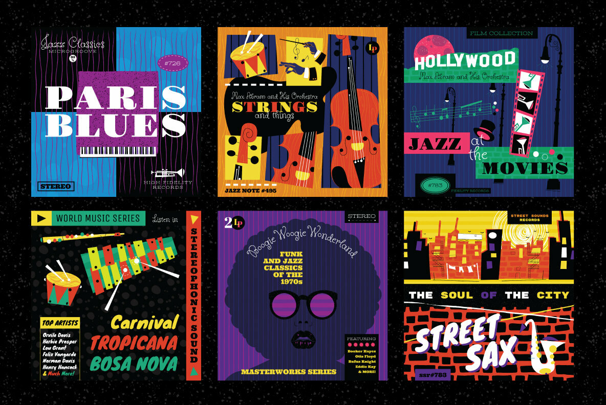 Musical Vector Icons and Design Templates Musical Vector Icons and Design Templates