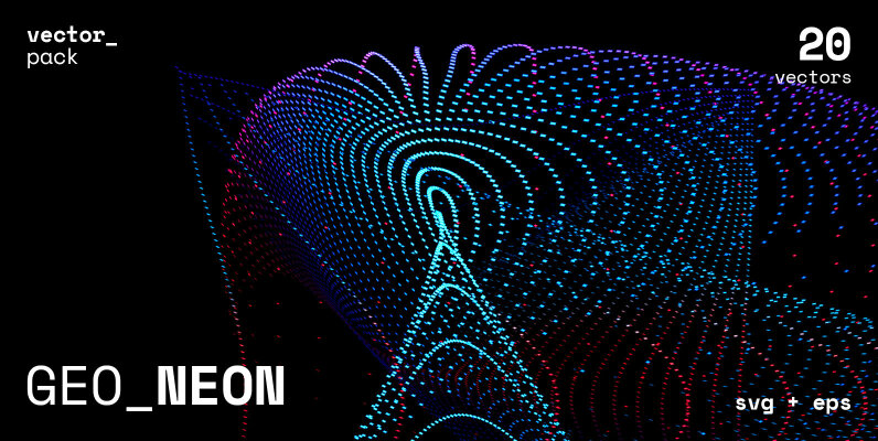 GEO NEON Vector Pack