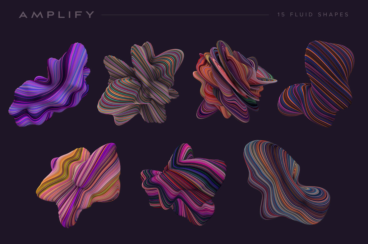 Amplify     15 Fluid 3D Shapes 12
