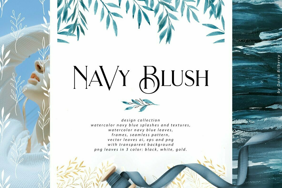 Navy Blush Collection 1