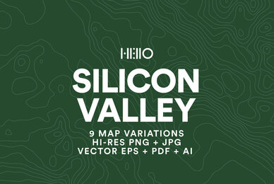 Silicon Valley Topographic Maps