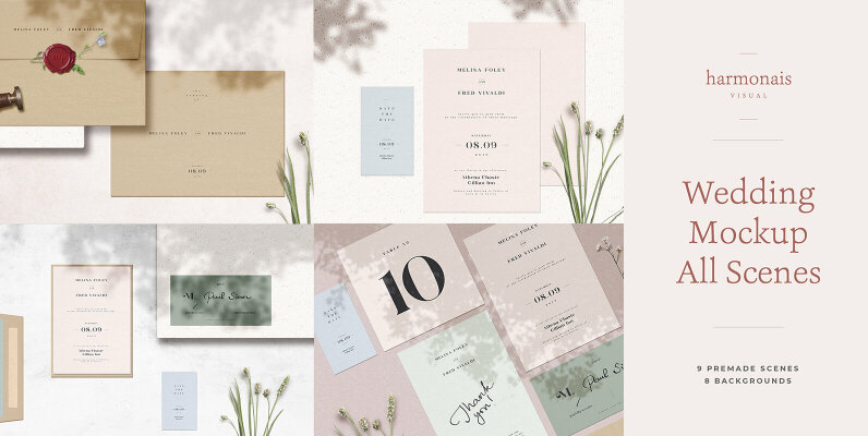 Wedding Mockup All Scenes