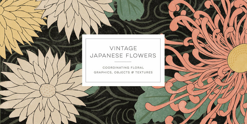 Vintage Japanese Flowers