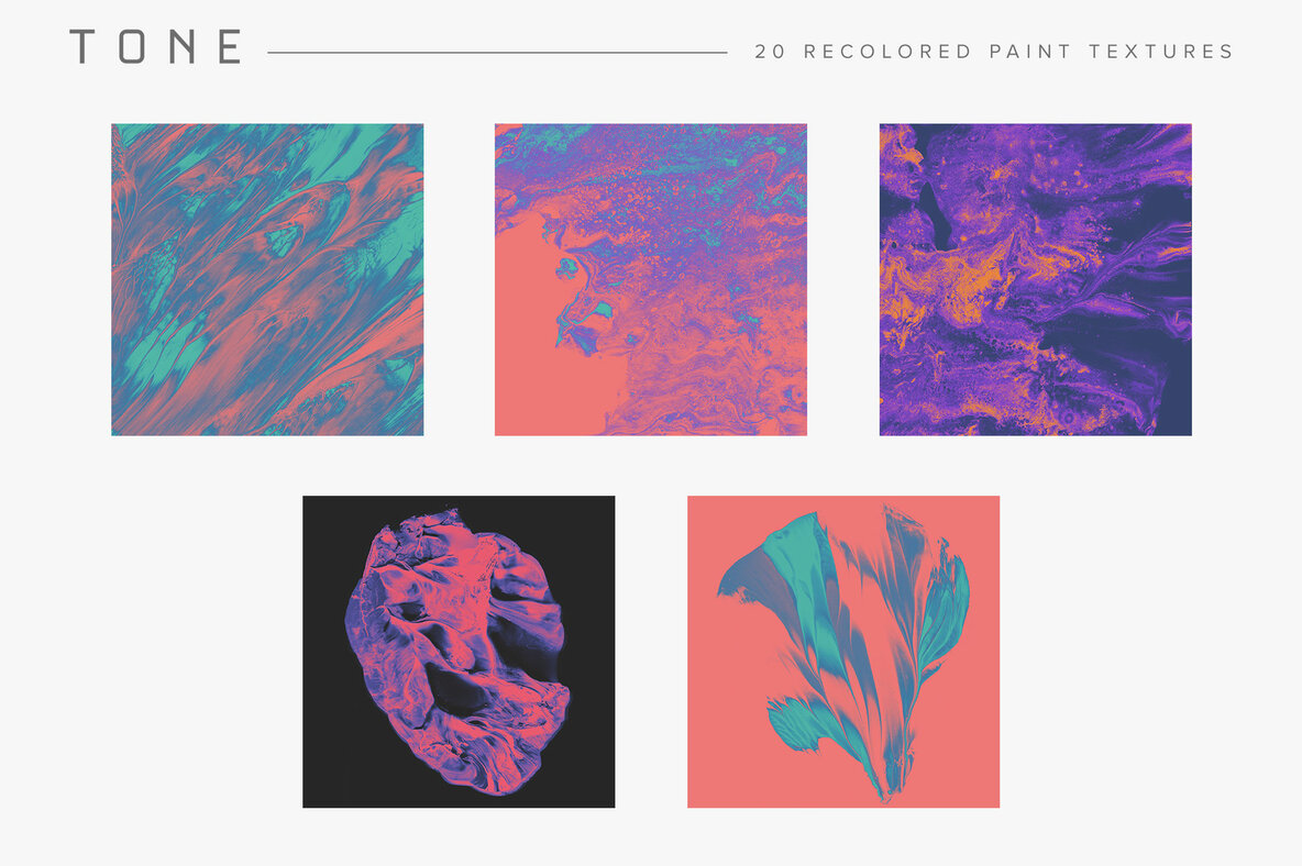 Tone Recolored Paint Textures Tone Recolored Paint Textures