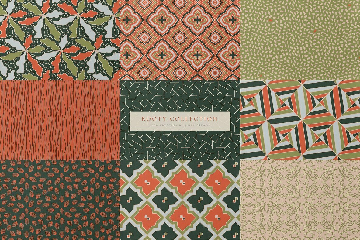 Lush Seamless Patterns Kit 2