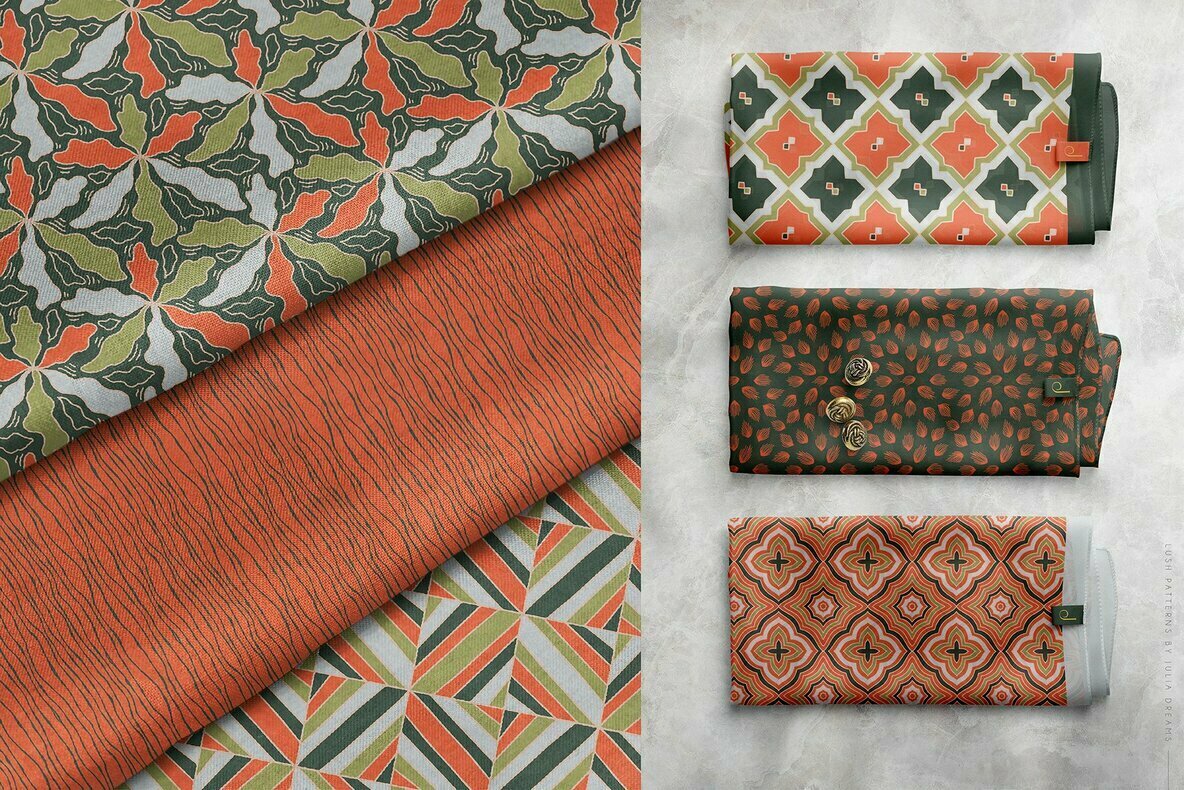 Lush Seamless Patterns Kit 3