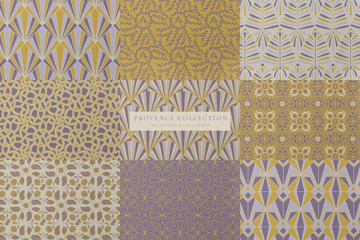 Lush Seamless Patterns Kit 4