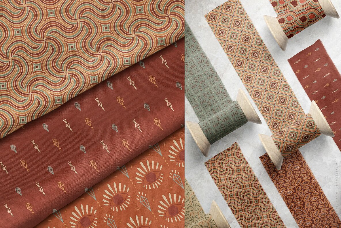 Lush Seamless Patterns Kit 7