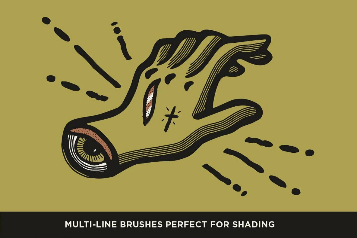 The Dead Pen   A Wicked Cool Hand Drawn Toolkit for Procreate 5