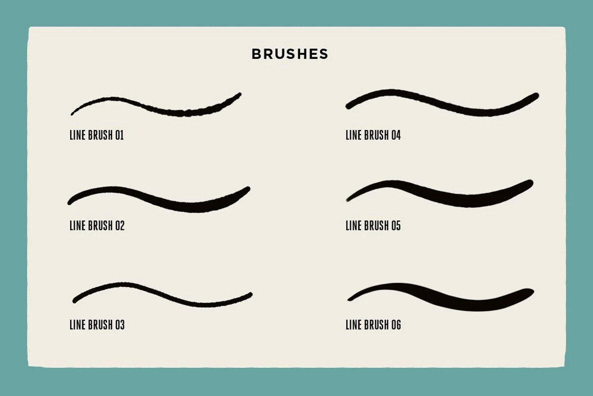 The Dead Pen   A Wicked Cool Hand Drawn Toolkit for Procreate 8