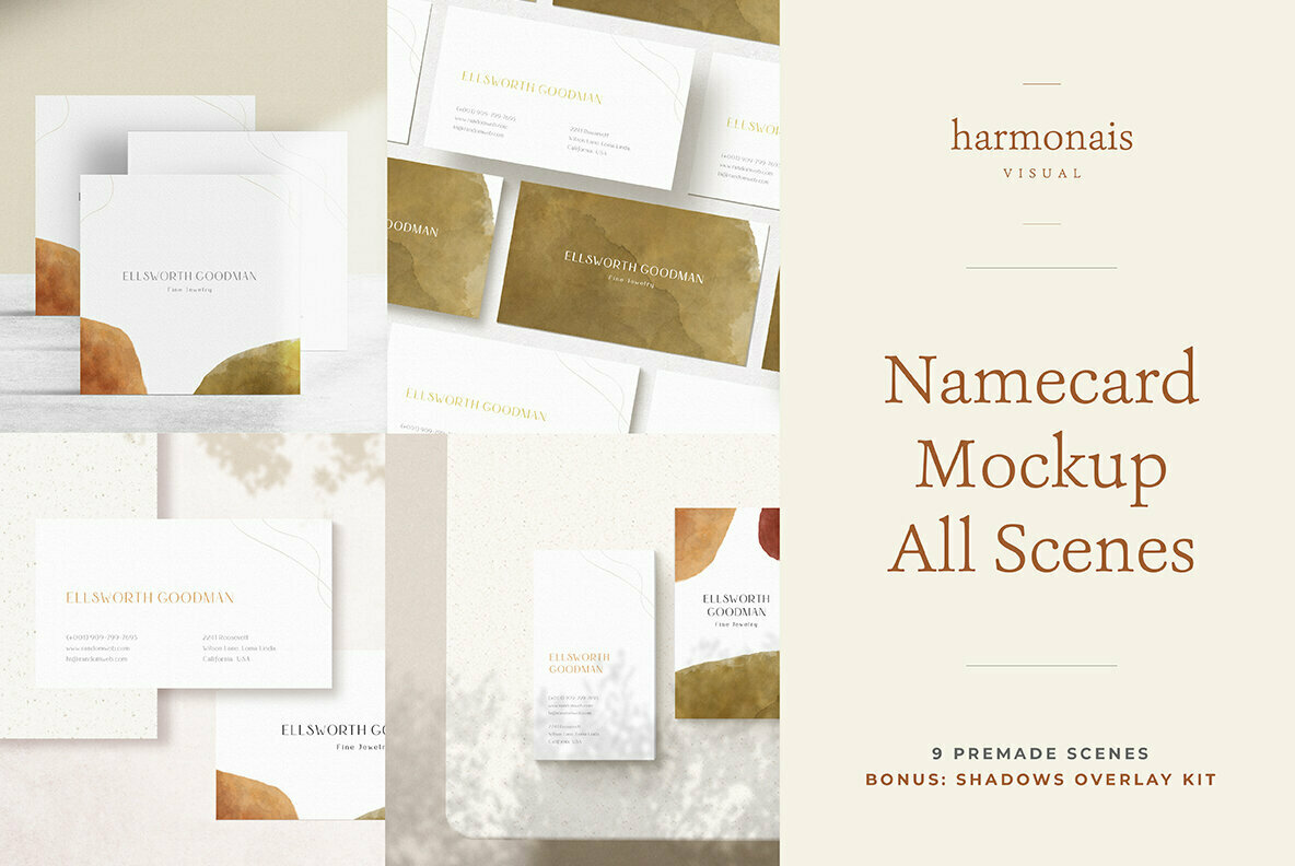 Namecard Mockup All Scenes Namecard Mockup All Scenes