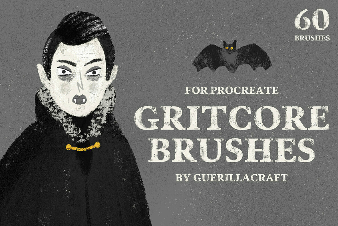 Gritcore Brushes for Procreate Gritcore Brushes for Procreate