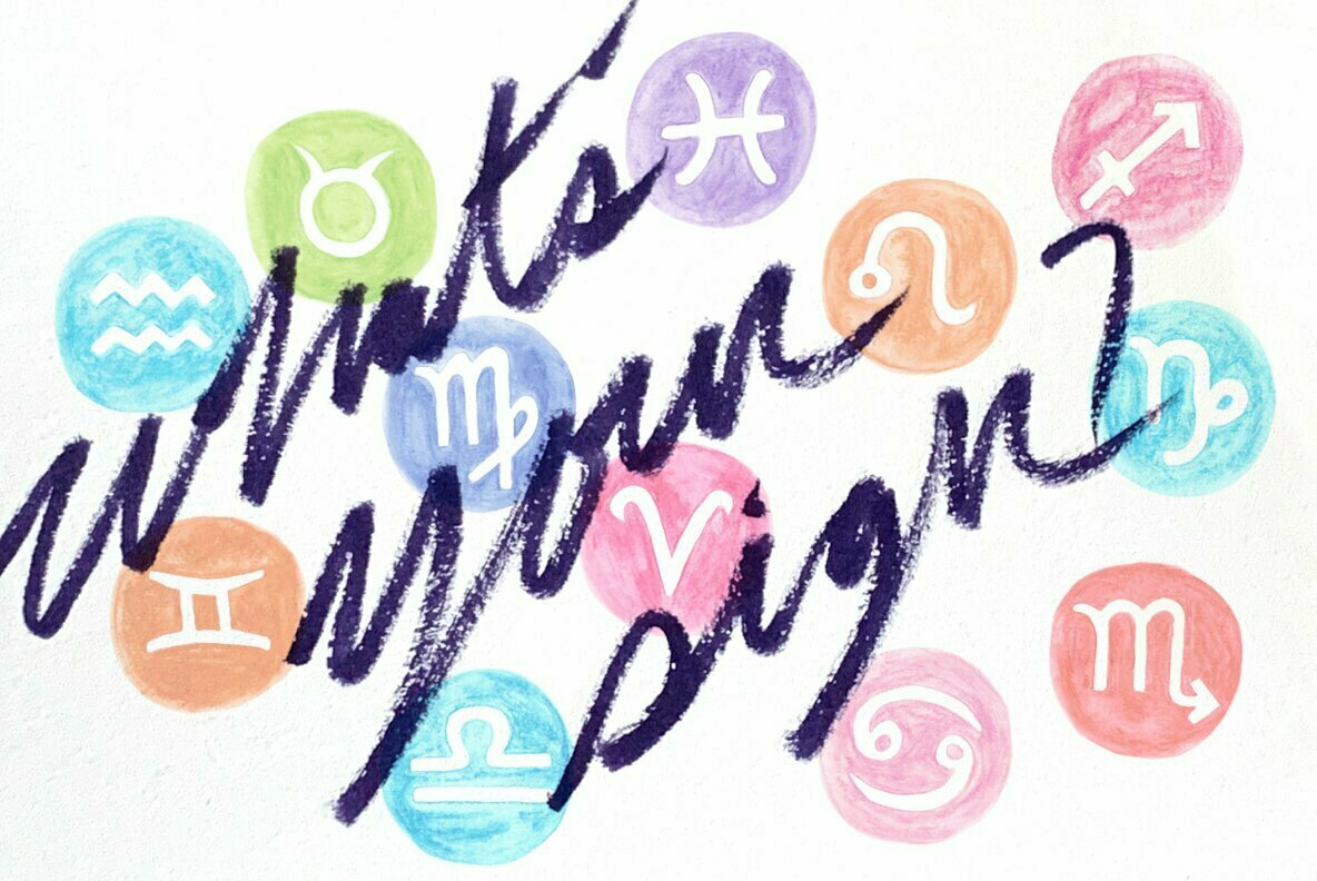 Starsigns Astrology Color Symbols 2