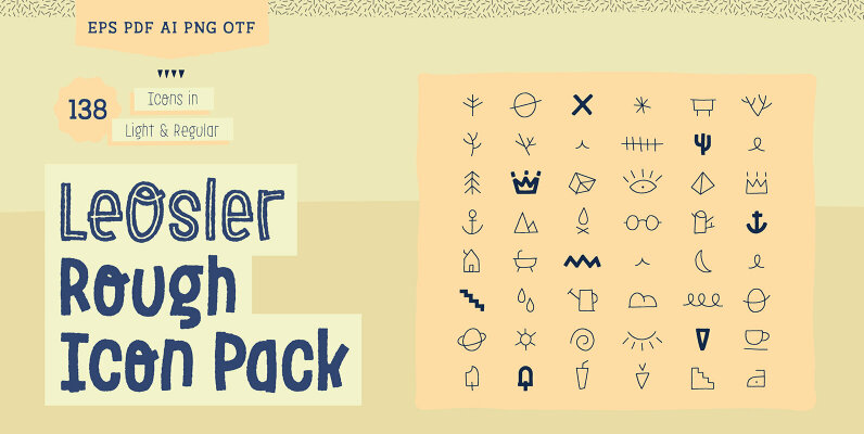 LeOsler Rough Icon Pack