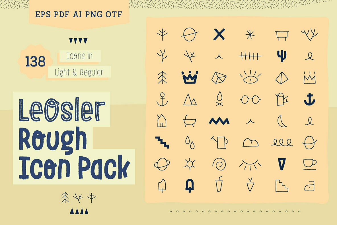 LeOsler Rough Icon Pack 1