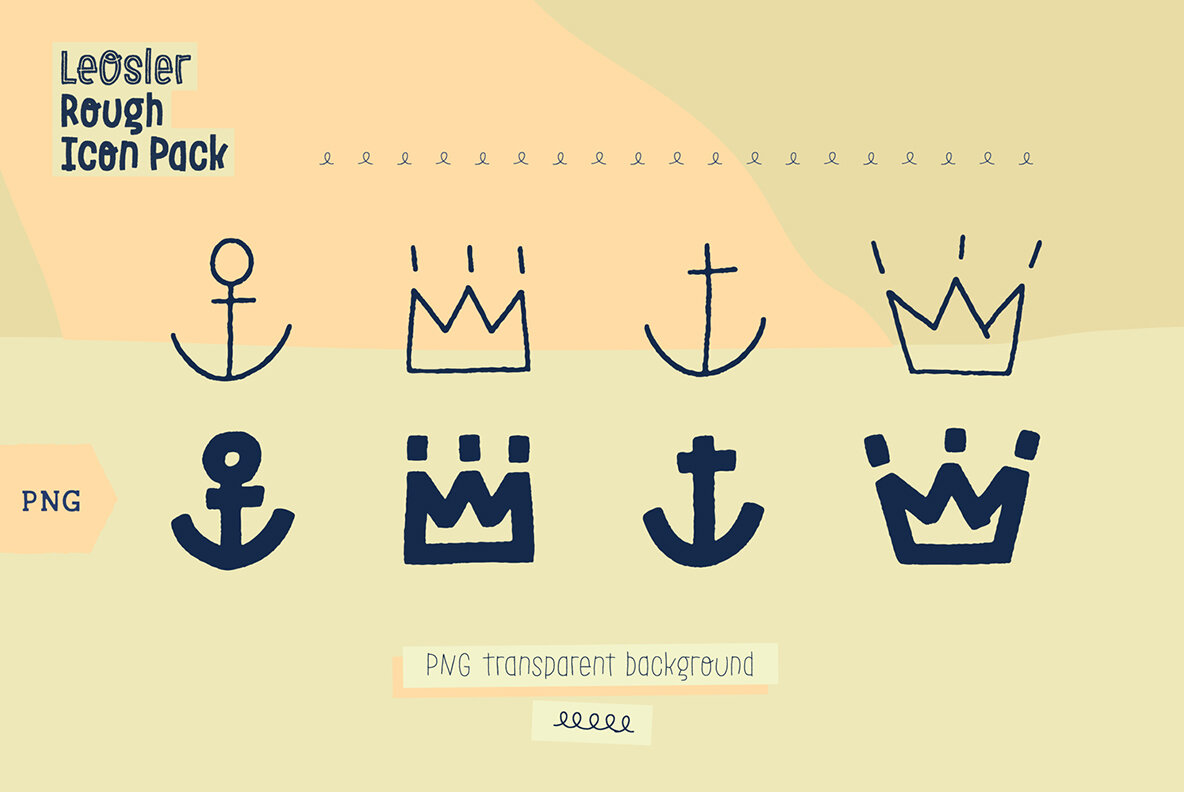 LeOsler Rough Icon Pack 7