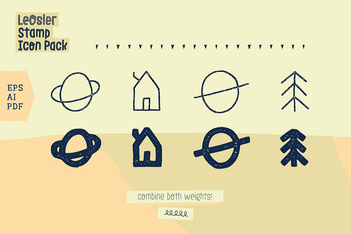 LeOsler Stamp Icon Pack 5