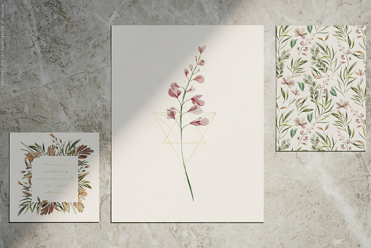 Watercolor Botanical Collection 2