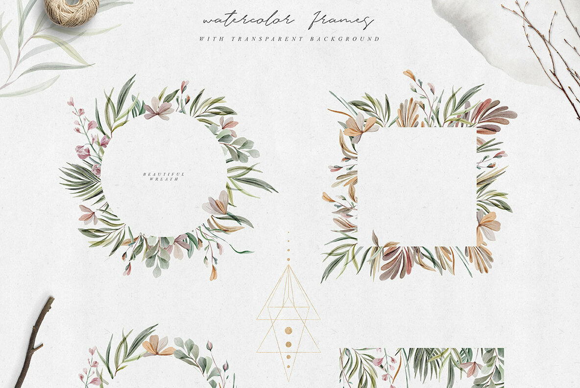 Watercolor Botanical Collection 4