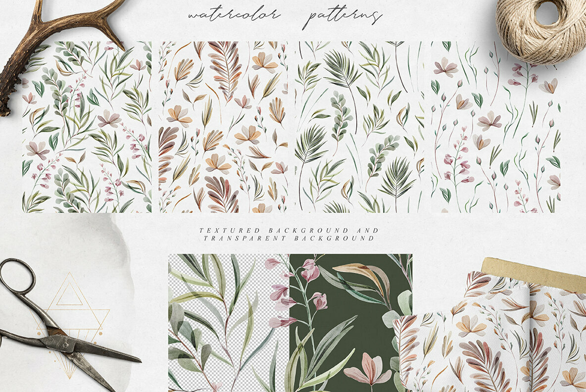 Watercolor Botanical Collection 5