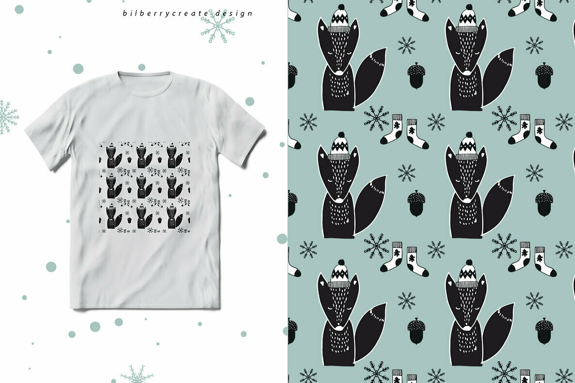 SCANDI Seamless Patterns 2