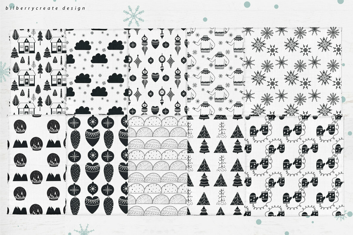 SCANDI Seamless Patterns 5
