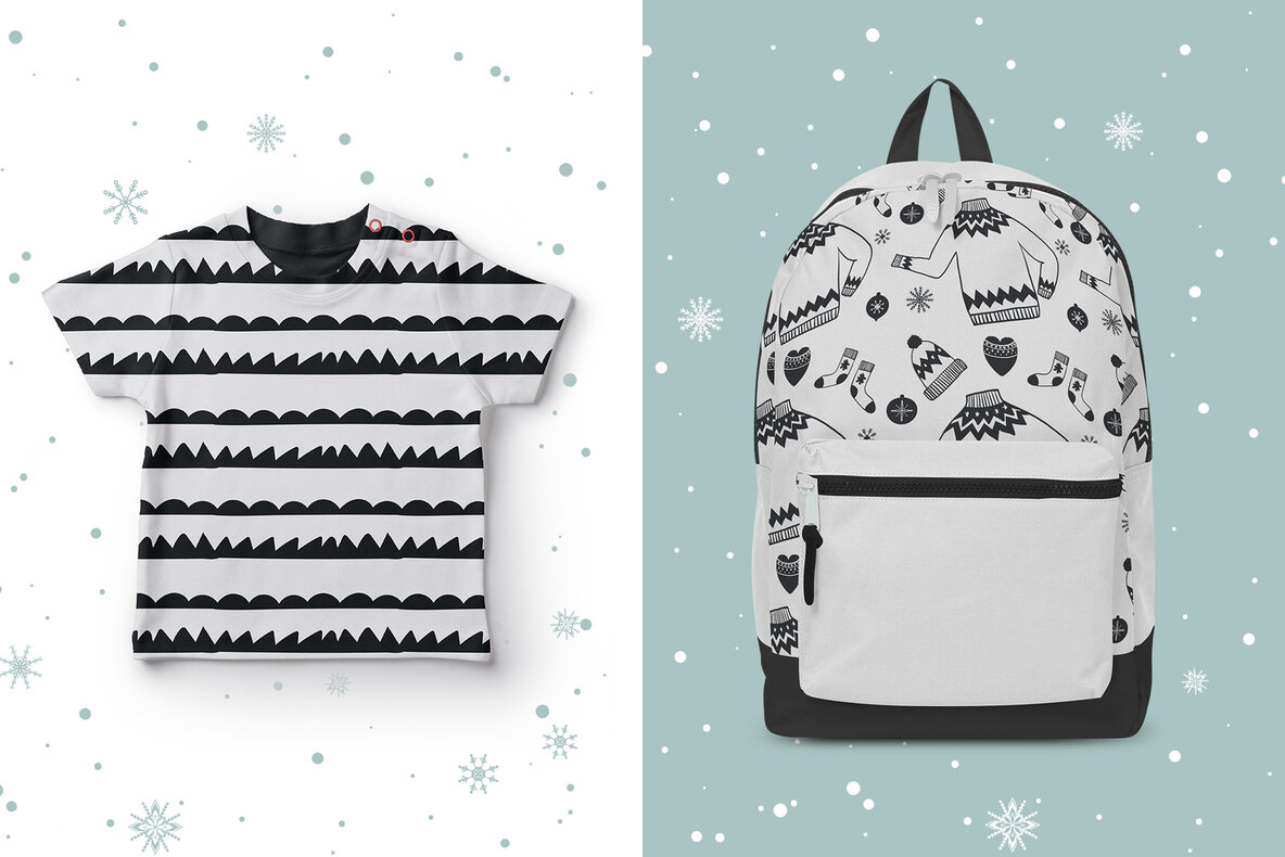 SCANDI Seamless Patterns 9