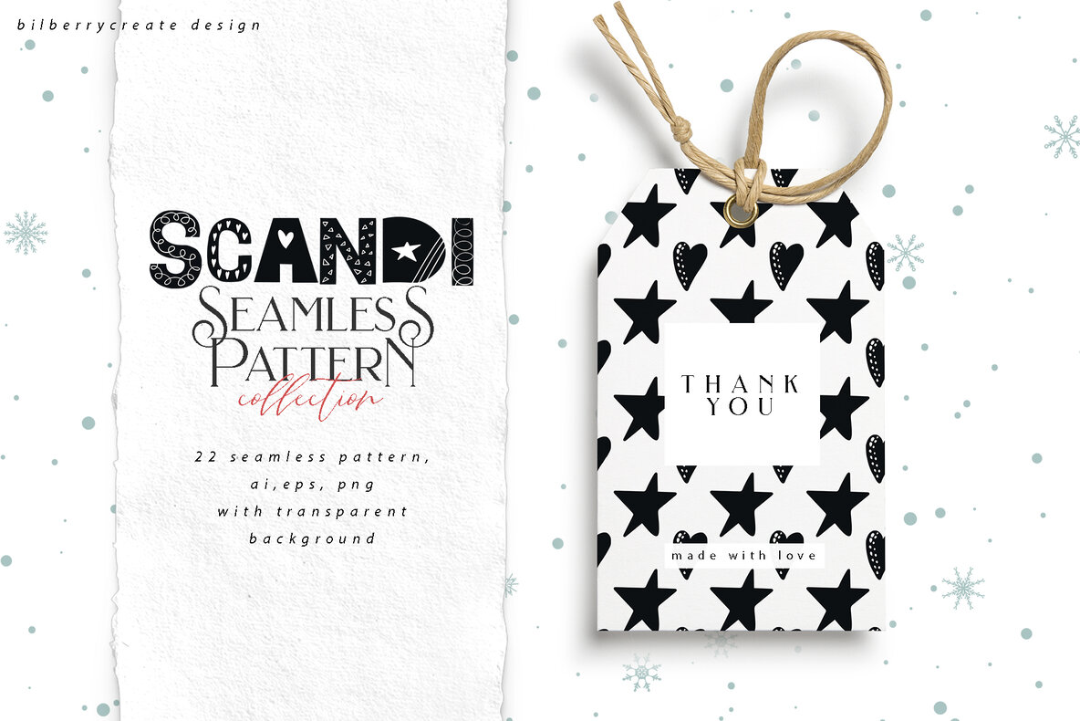 SCANDI Seamless Patterns 13