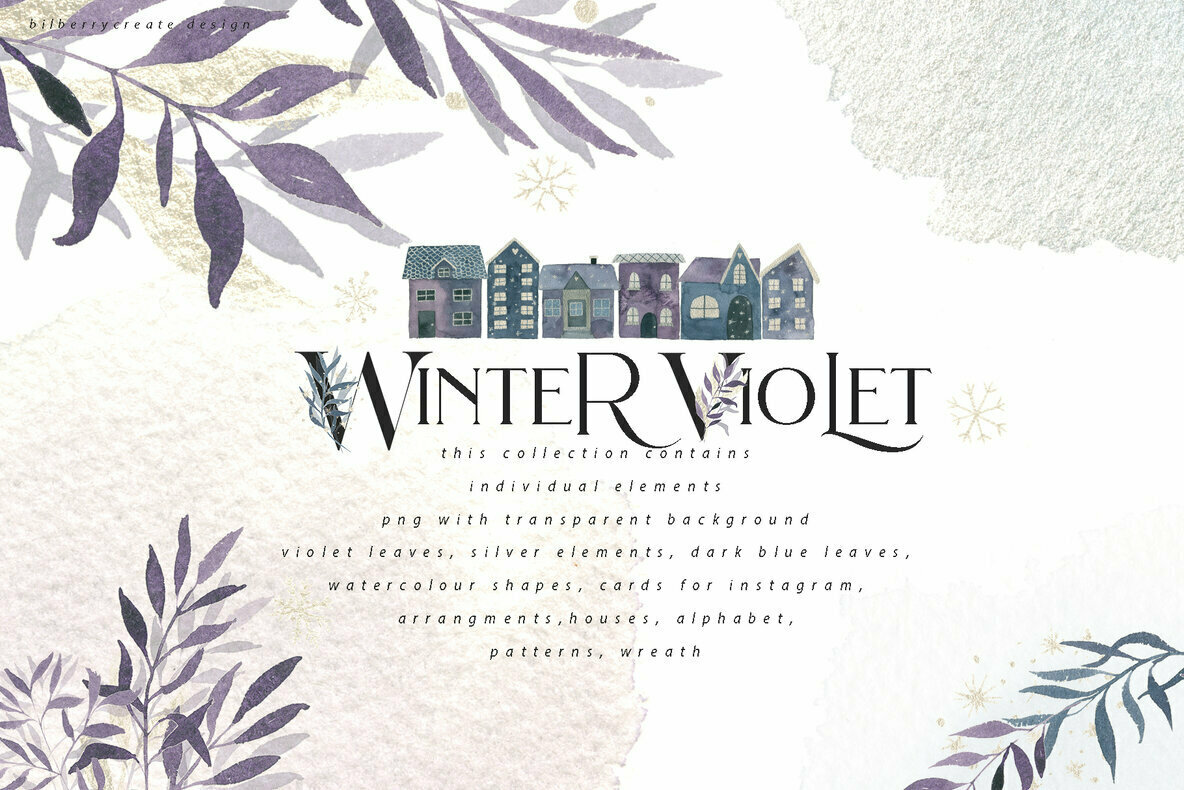 Winter Violet Collection Winter Violet Collection
