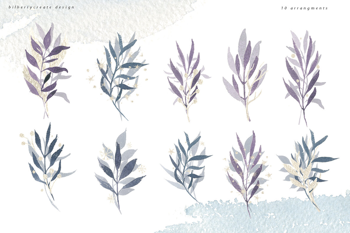 Winter Violet Collection Winter Violet Collection