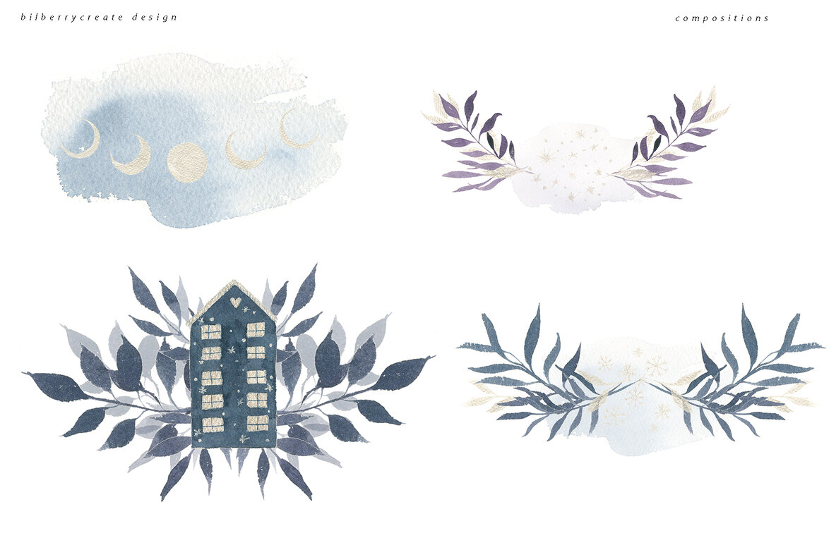 Winter Violet Collection Winter Violet Collection