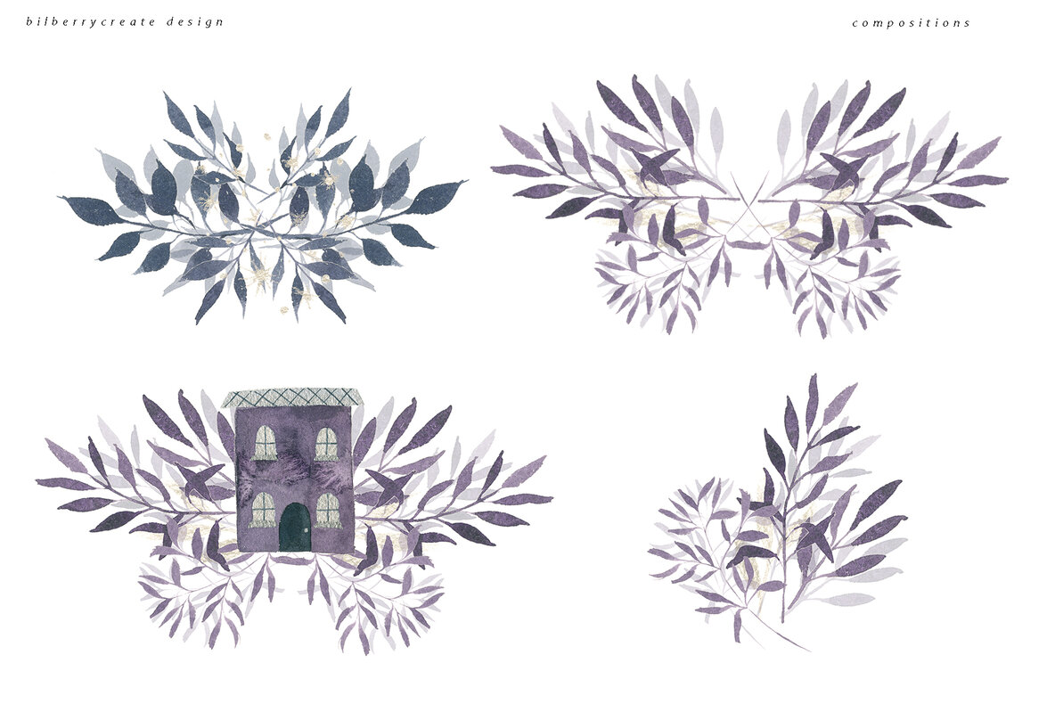 Winter Violet Collection Winter Violet Collection
