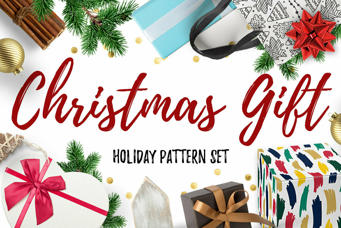 Christmas Gift and Holiday Pattern Set Christmas Gift and Holiday Pattern Set