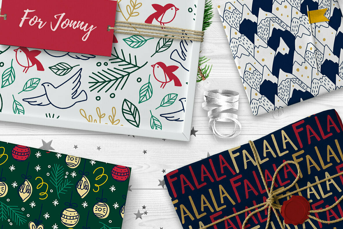 Christmas Gift and Holiday Pattern Set Christmas Gift and Holiday Pattern Set