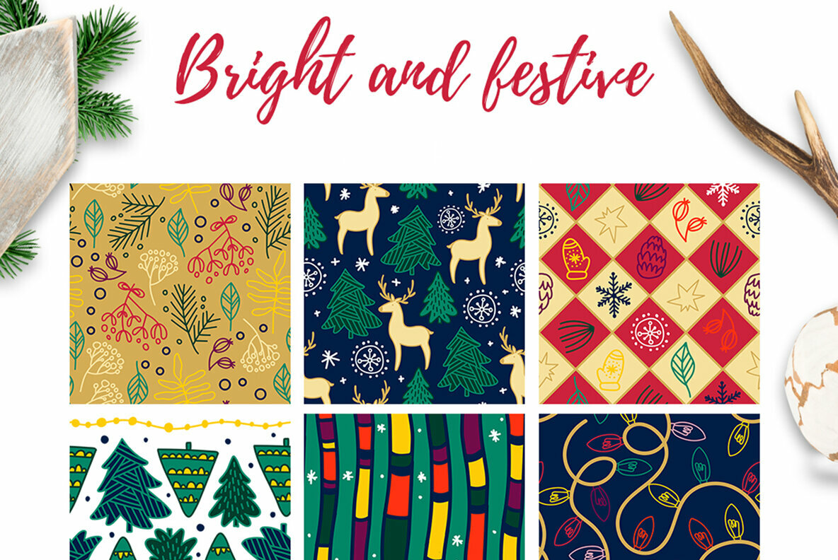 Christmas Gift and Holiday Pattern Set Christmas Gift and Holiday Pattern Set