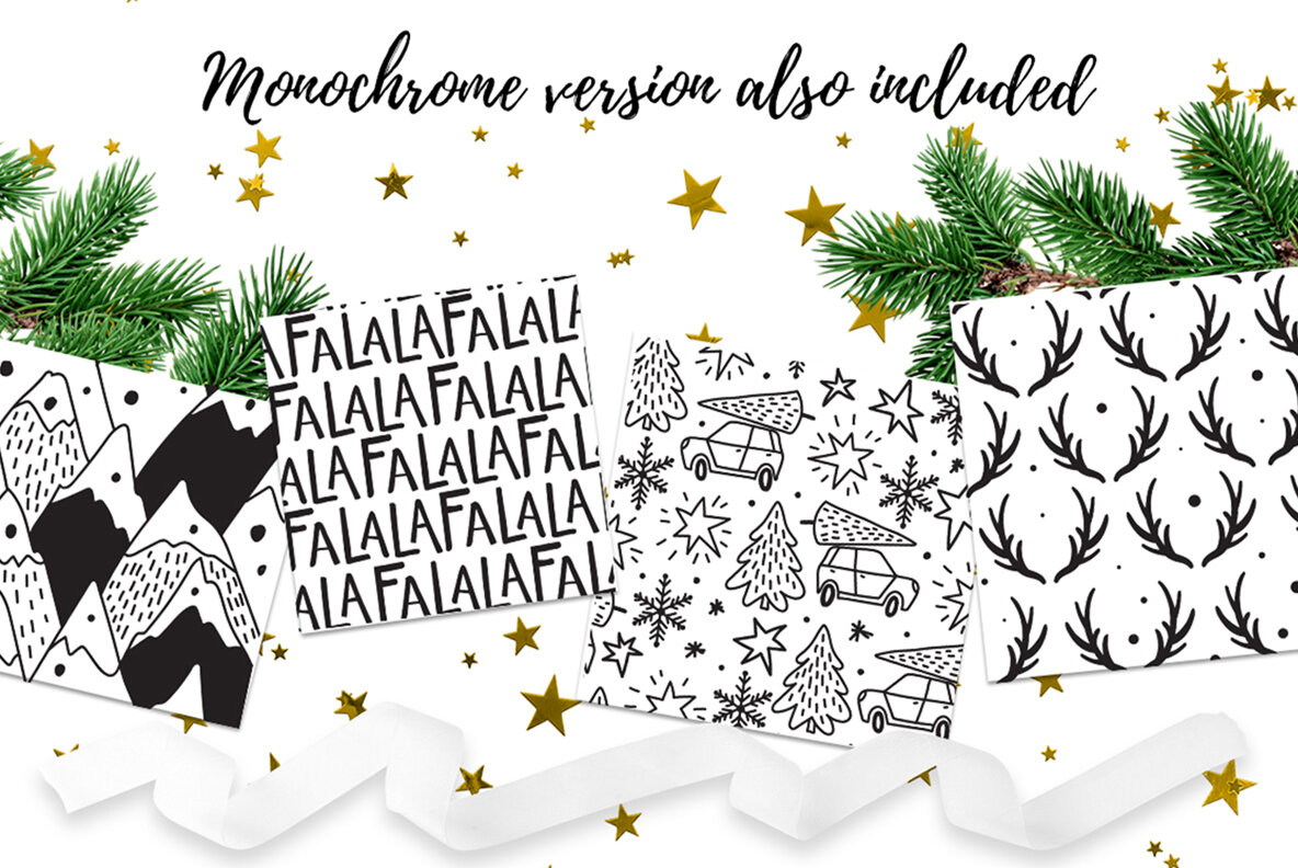 Christmas Gift and Holiday Pattern Set Christmas Gift and Holiday Pattern Set