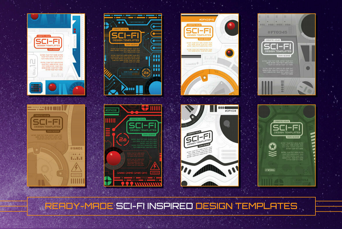 Sci Fi Icons and Templates 2