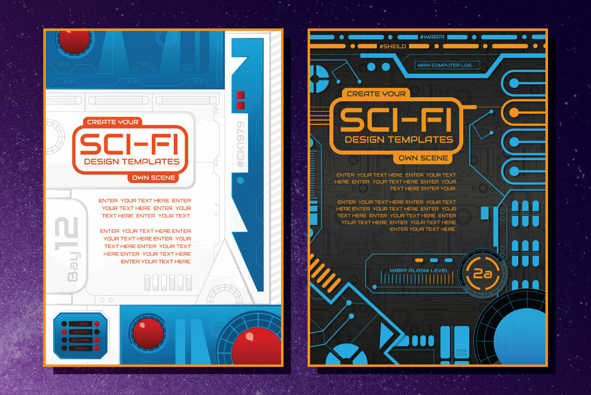 Sci Fi Icons and Templates 5