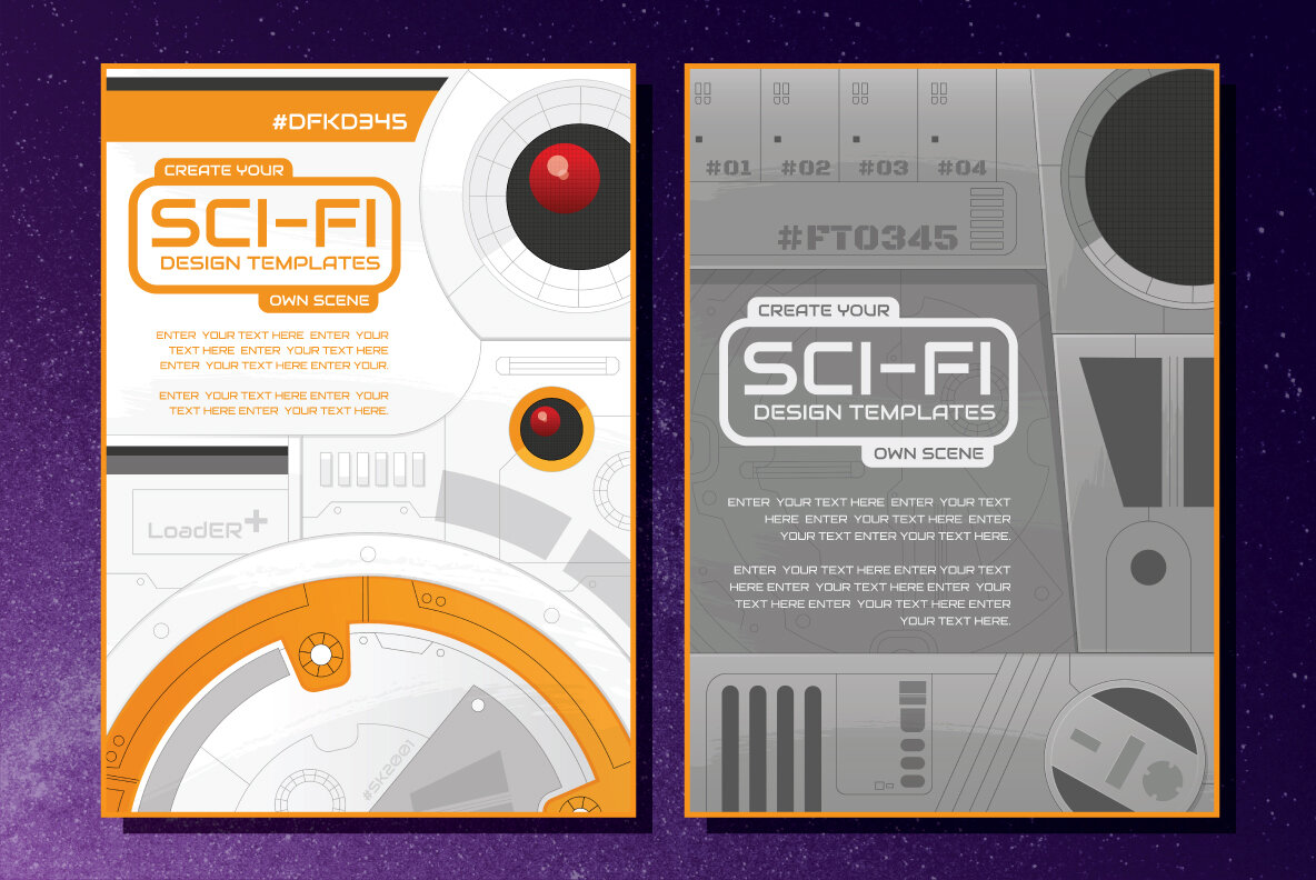 Sci Fi Icons and Templates 6