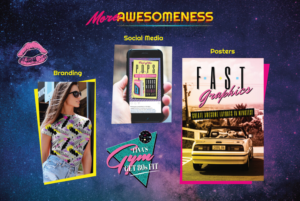 The Complete 1980s Graphics Bundle 9