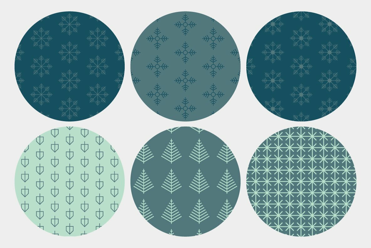 Minimalist Holiday Patterns Minimalist Holiday Patterns