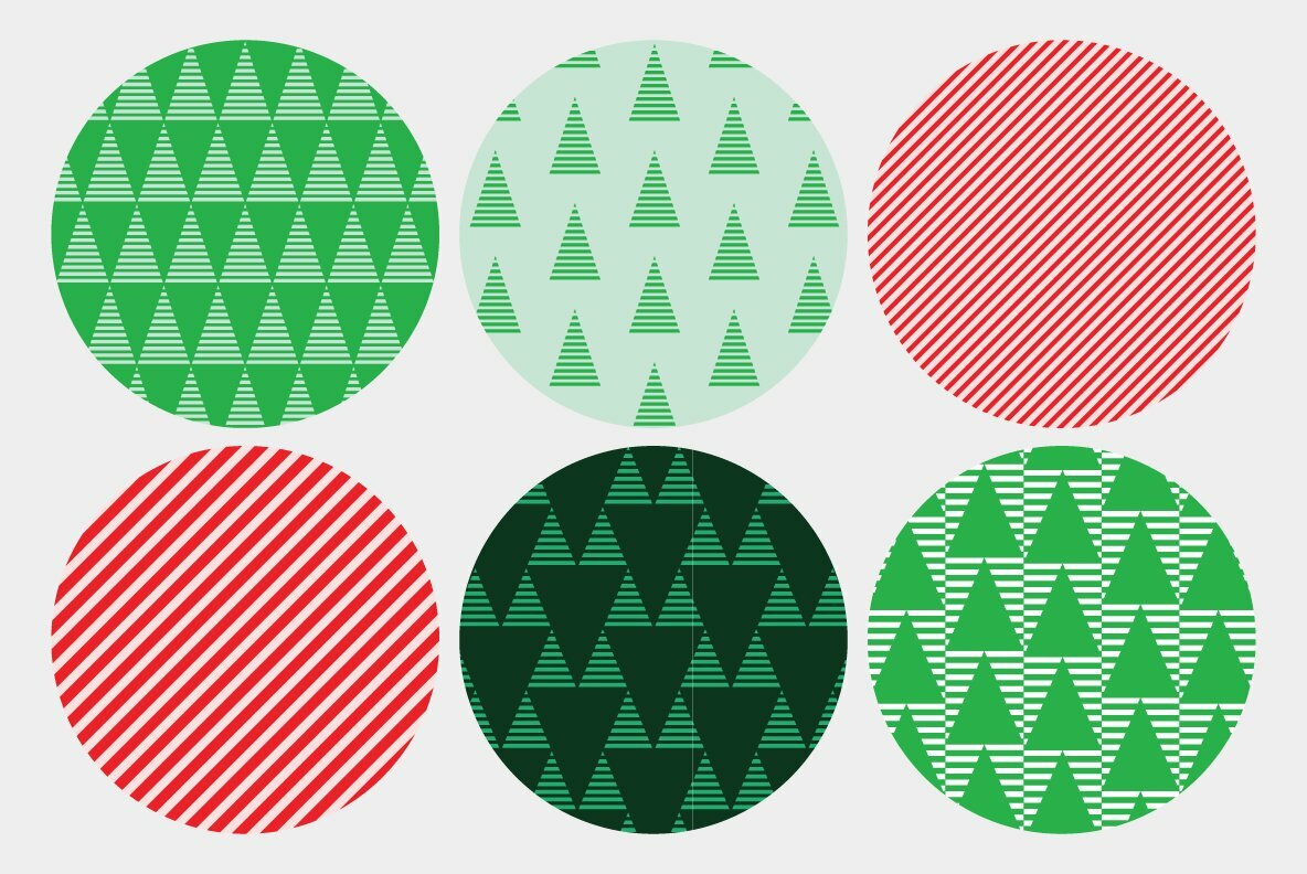 Striped Holiday Patterns 8