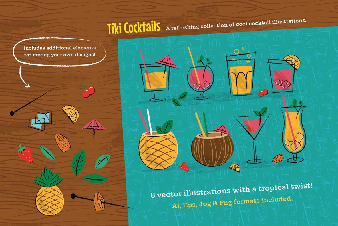 The Complete Tiki Graphics Bundle The Complete Tiki Graphics Bundle