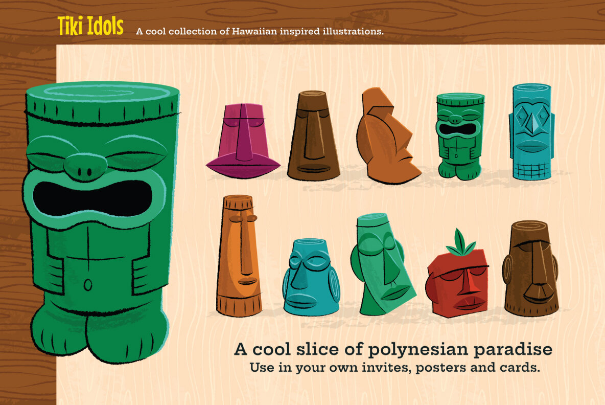 The Complete Tiki Graphics Bundle The Complete Tiki Graphics Bundle