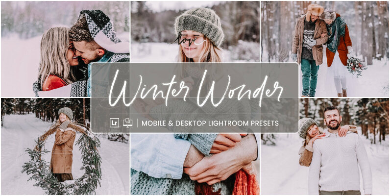 Winter Wonder   Mobile   Desktop Lightroom Presets