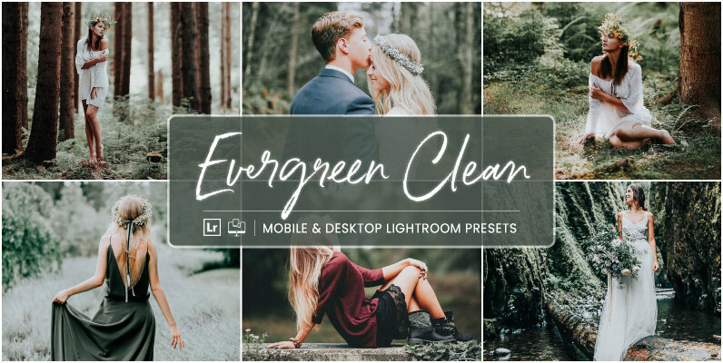 Evergreen Clean   Mobile   Desktop Lightroom Presets