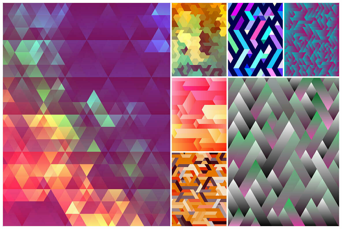 165 Abstract Geometric Backgrounds 165 Abstract Geometric Backgrounds
