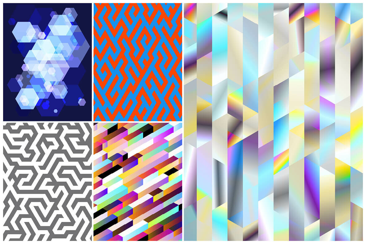 165 Abstract Geometric Backgrounds 165 Abstract Geometric Backgrounds
