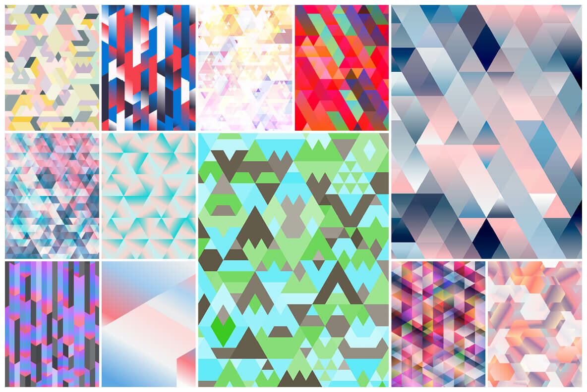 165 Abstract Geometric Backgrounds 165 Abstract Geometric Backgrounds